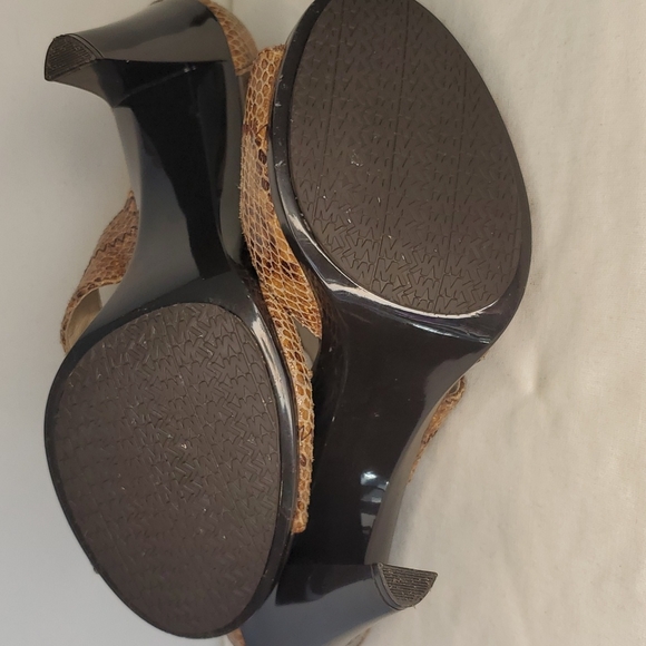Michael Kors Snake Embossed Heels - Picture 8 of 10